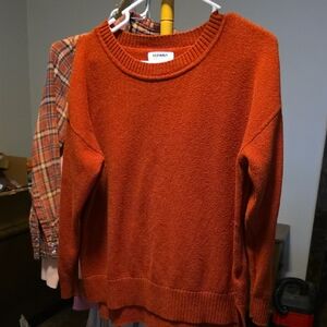 Old Navy Women's Burnt Orange Sweater